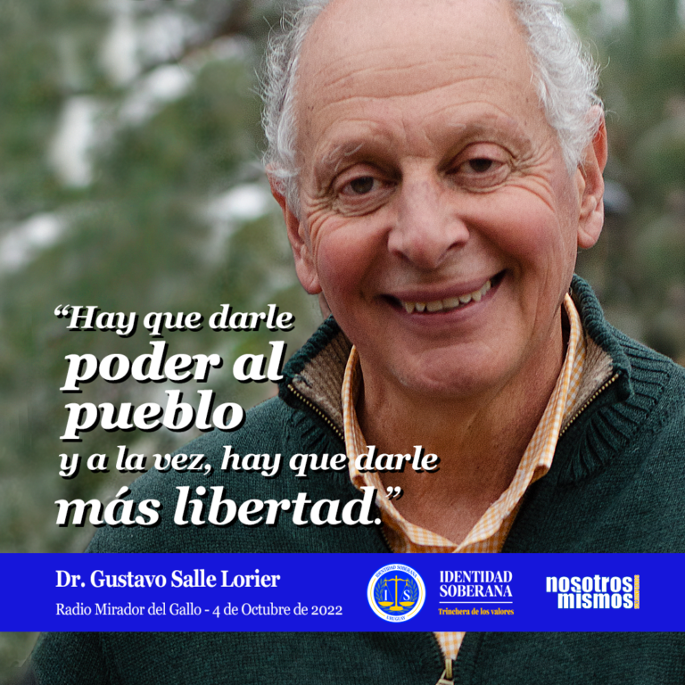 Dr. Gustavo Salle - Poder al Pueblo